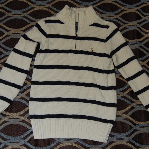 Boy's Polo Pullover Sweater - Picture 1 of 4